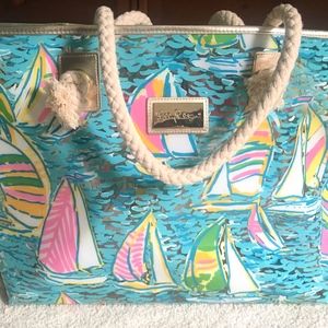 Lilly Pulitzer Beach Tote You Gotta Regatta